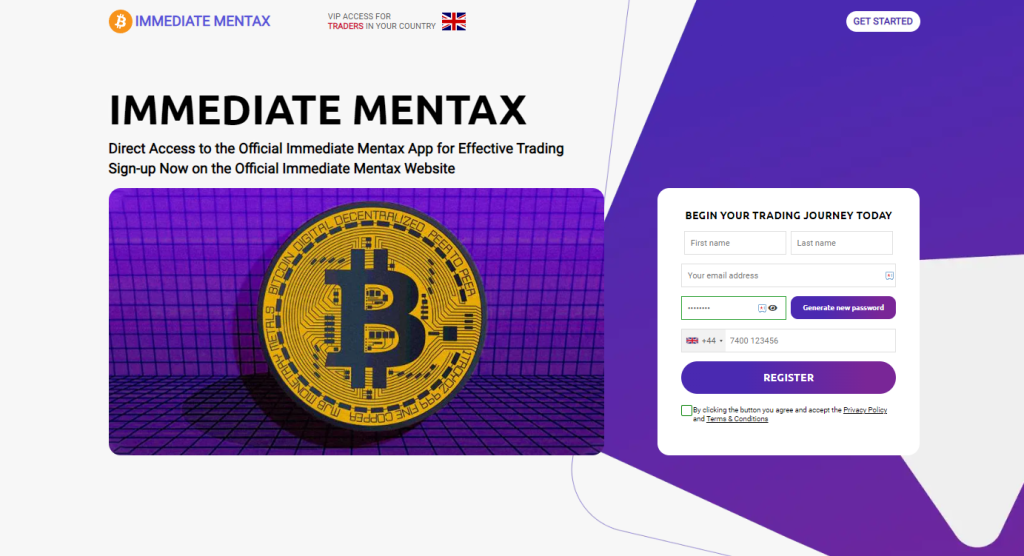 Register On  Immediate Mentax